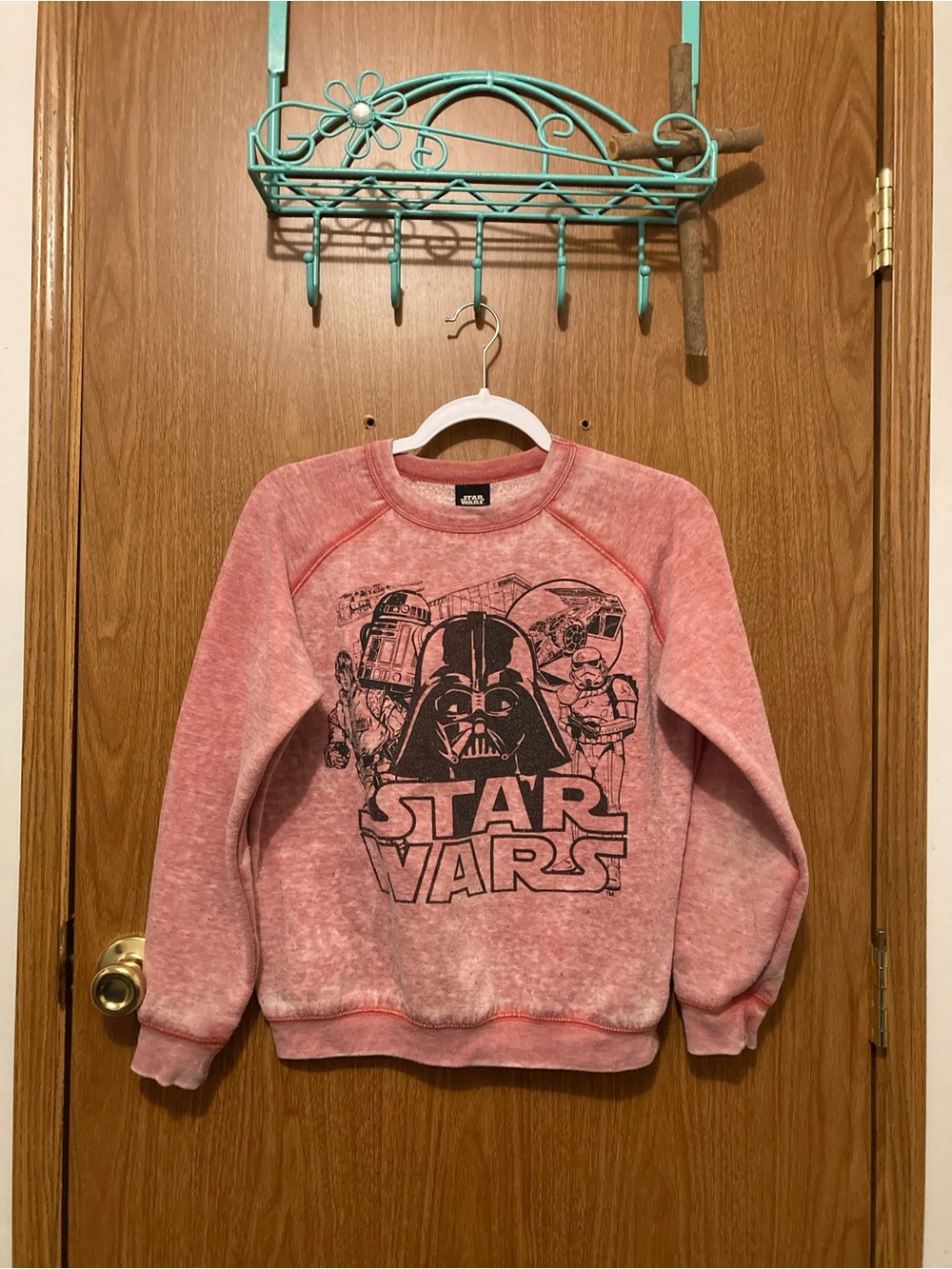 Star Wars Pink Heather Crewneck Sweatshirt